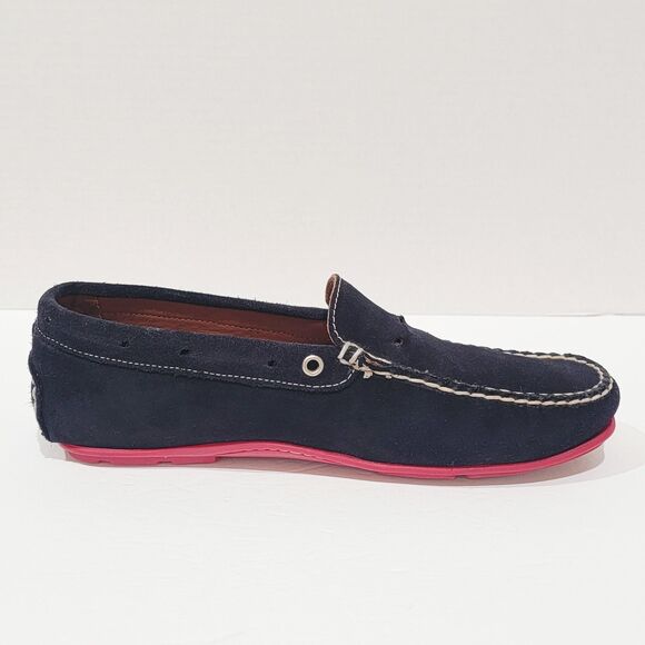 TB Phelps Verona Driving Loafers Mens Size 8.5 Black Suede Slip On Boat Shoes main image 7